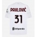 AC Milan Strahinja Pavlovic #31 Venkovní Dres 2026-27 Krátkým Rukávem AC Milan Strahinja Pavlovic #31 Venkovní Dres 2026-27 Krátkým Rukávem